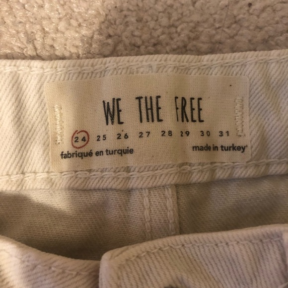 Free People White Denim Skirt - Picture 3 of 3